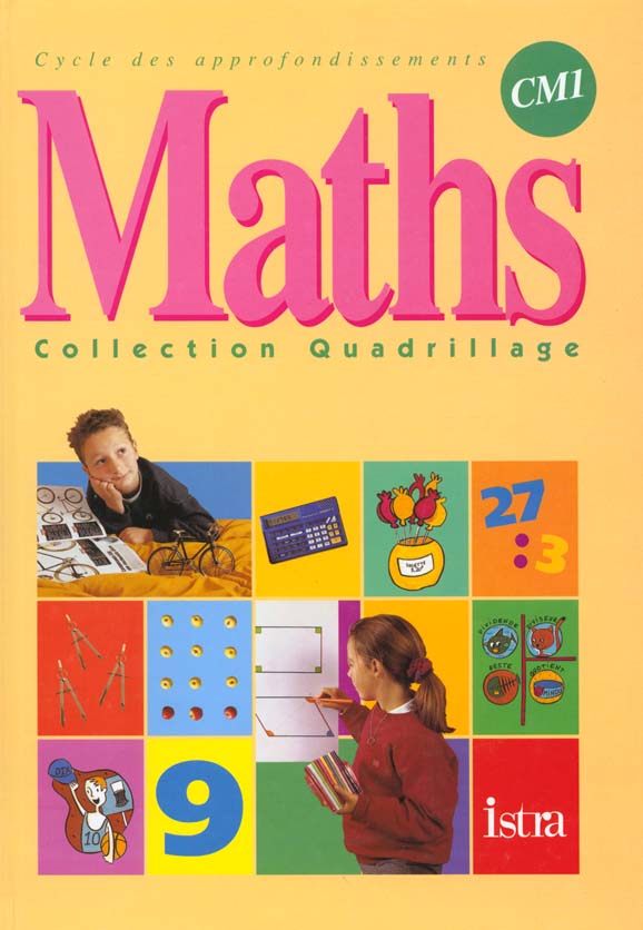 Quadrillage mathematiques cm1 ; eleve