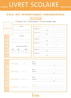 Livret scolaire istra ; cycle 2