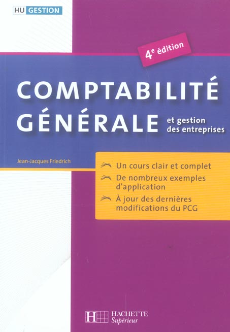 HU Gestion : comptabilité générale et gestion des entreprises