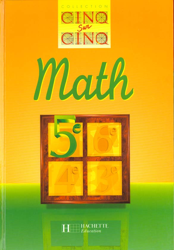 Cinq sur cinq math 5e eleve