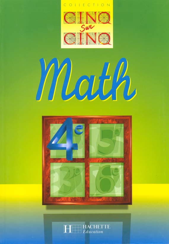 Cinq sur cinq math 4e eleve