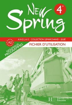 New spring 4e lv1 - anglais - fichier d'utilisation - edition 2008