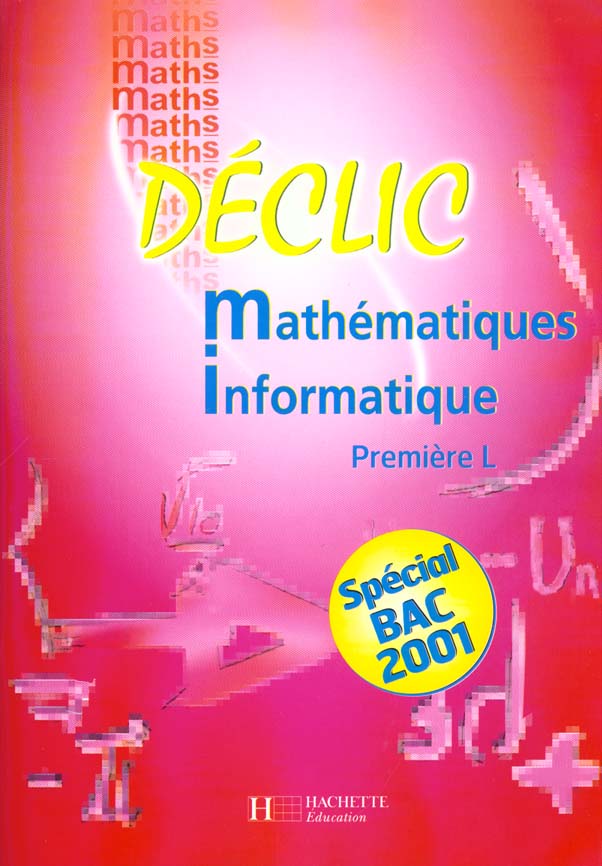 Maths informatique 1e l