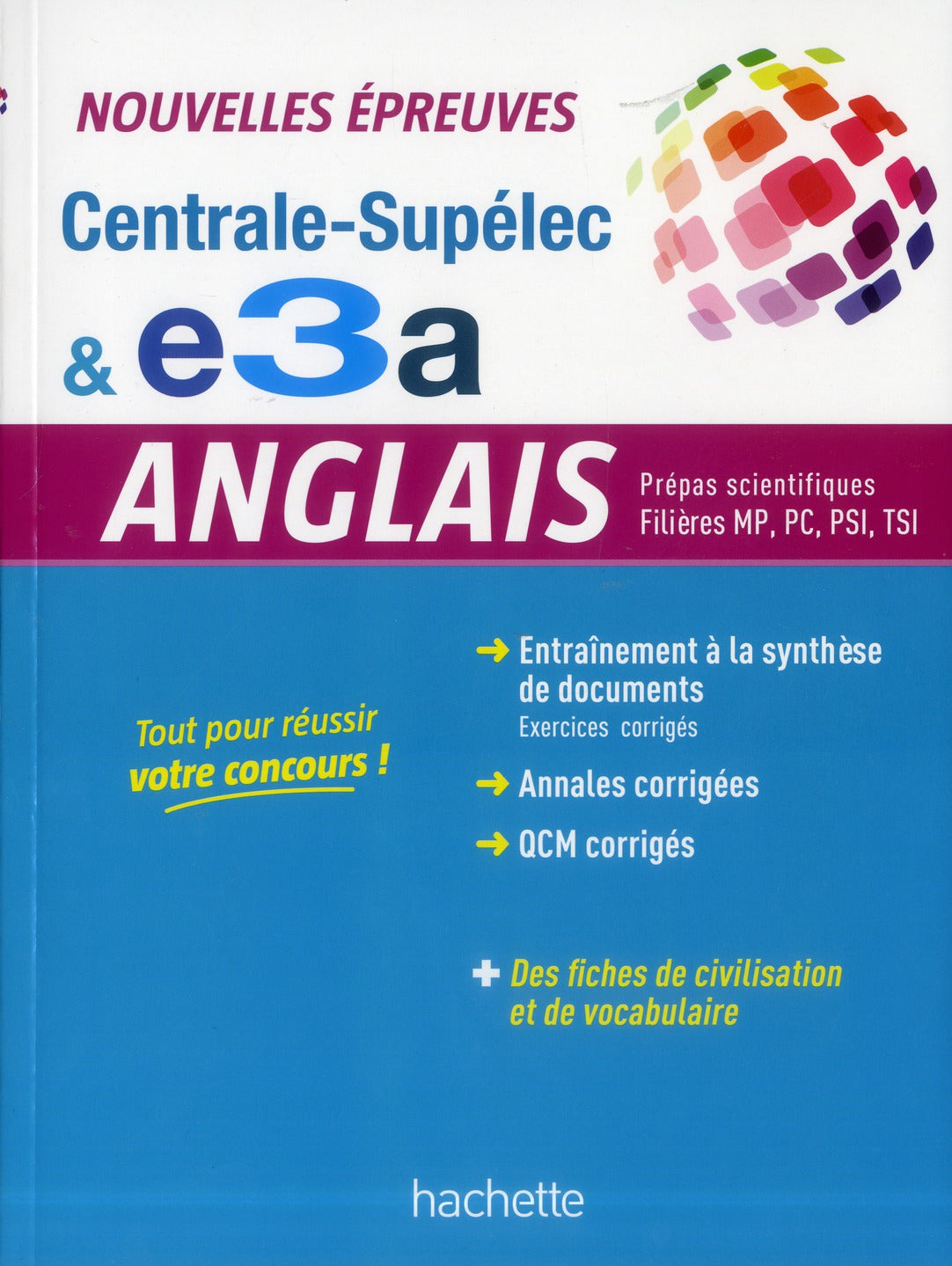 Nouvelle épreuve d'anglais ; grandes écoles ; E3A, Centrale, Supelec