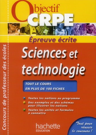 Le CRPE en fiches ; sciences/technologie