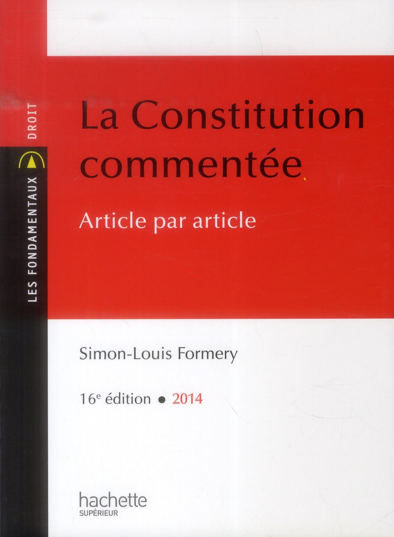 La constitution commentée article par article