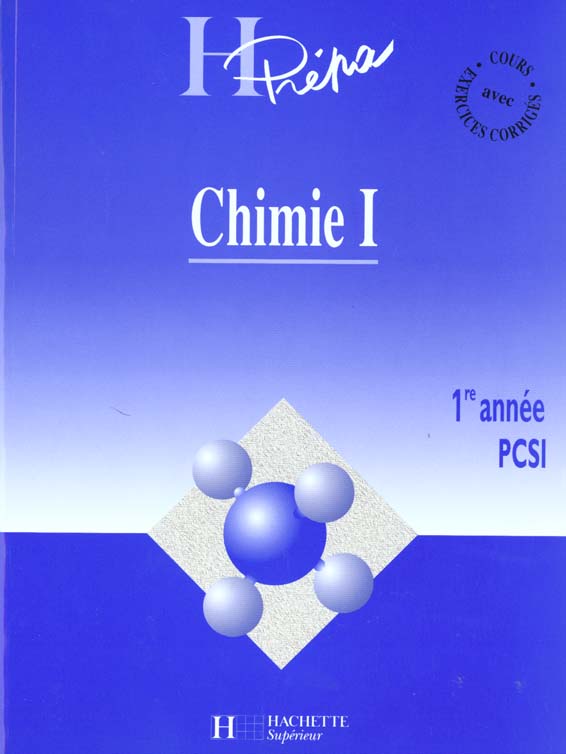 Chimie t.1 ; premiere annee pcsi