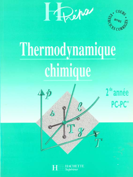 Thermodynamique chimique deuxieme annee mpc pc
