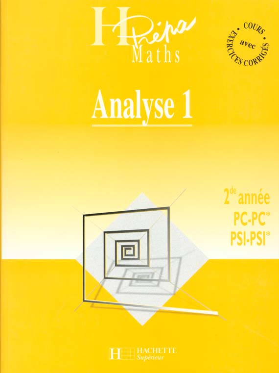 Analyse t.1 ; pc psi deuxieme annee