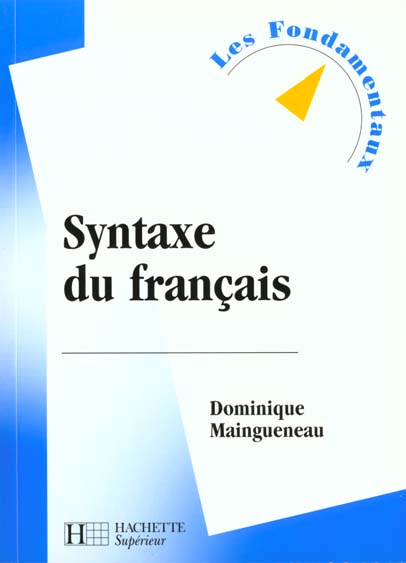 La syntaxe du francais