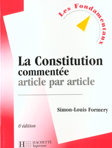 La constitution commentee
