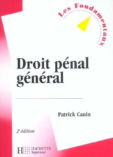 Droit penal general ; 2e edition