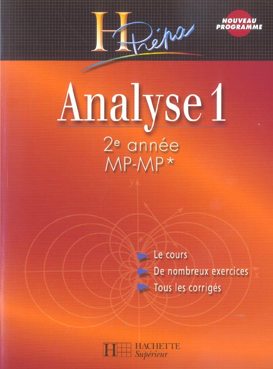 Analyse t.1 ; 2eme annee mp-mp* (édition 2004)