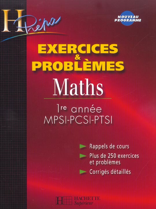 PCSI ET PTSI ; EXERCICES ET PROBLEMES