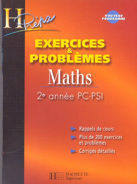 Exercices et problemes ; pc, psi