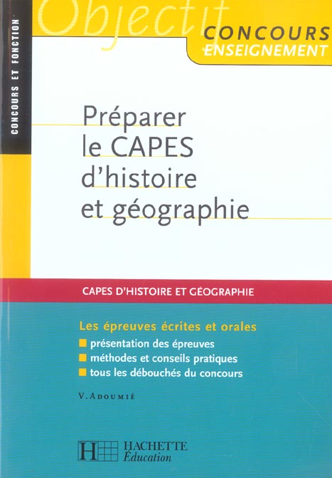 Preparer le capes d'histoire et geographie (édition 2004)