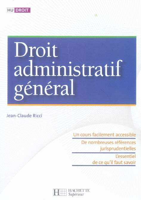 HU DROIT : droit administratif général