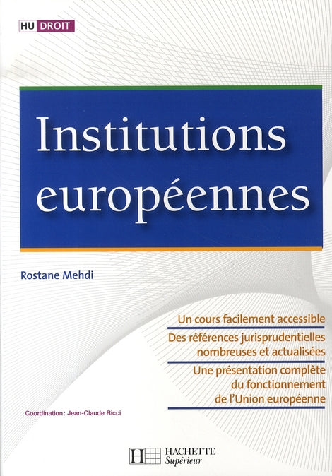 HU DROIT : institutions européennes