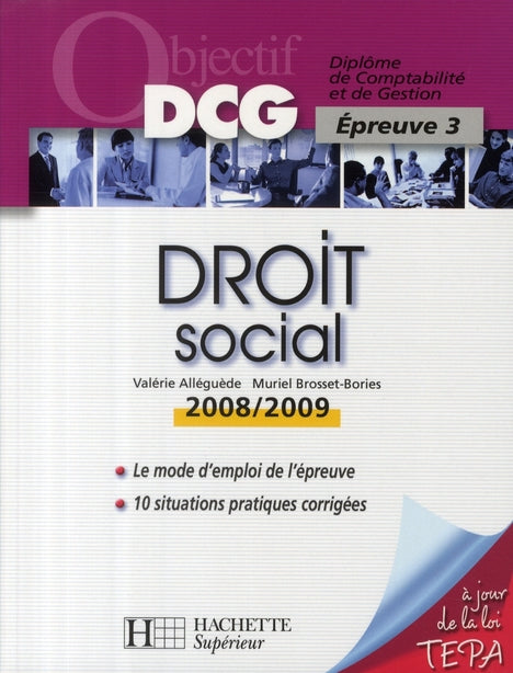 Droit social ; DCG épreuve 3