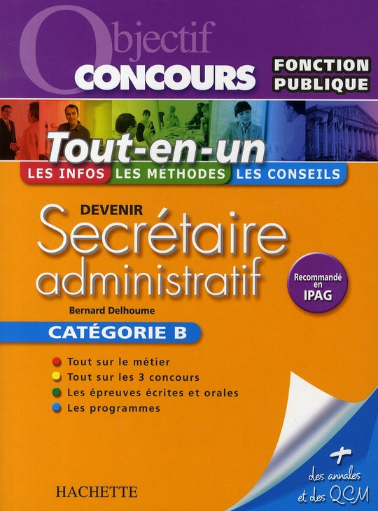 Objectif concours : secrétaire administratif ; catégorie B