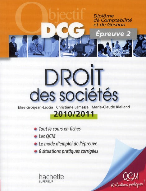 Objectif DCG ; droit des sociétés (édition 2010/2011)