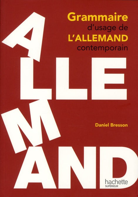 Grammaire d'usage de l'allemand contemporain