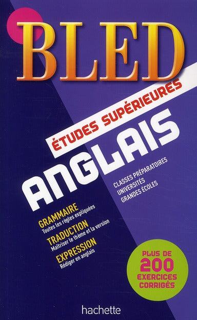 Bled : anglais ; classe prépas