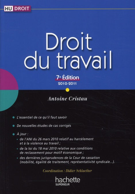 HU DROIT : droit du travail (7e édition)