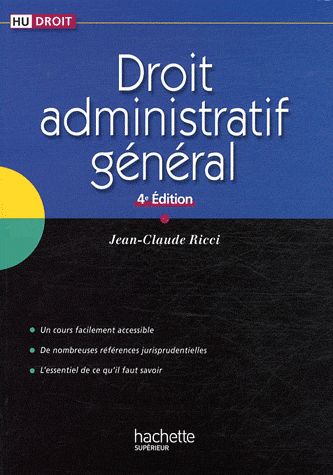 HU DROIT : droit administratif général (4e édition)