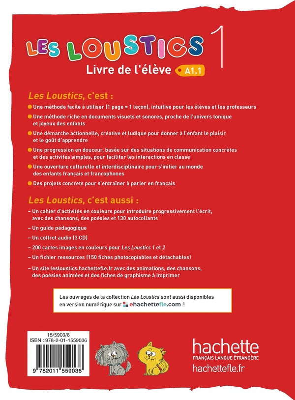 Les loustics 1 : livre de l'eleve