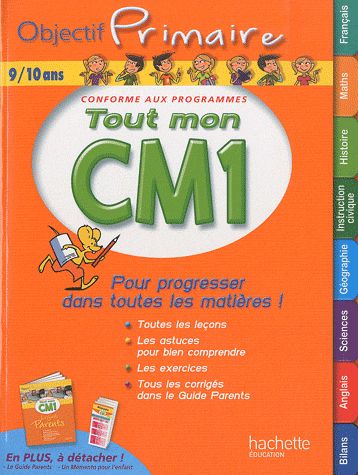 Objectif primaire ; tout mon CM1