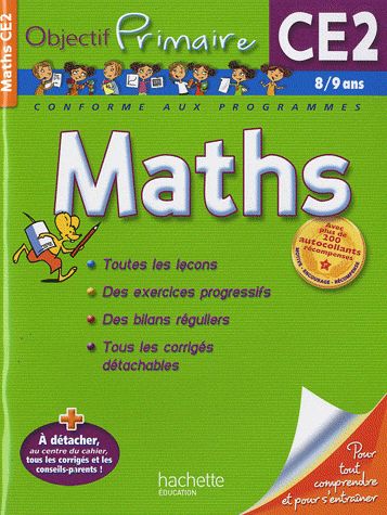 OBJECTIF PRIMAIRE : mathématiques ; CE2