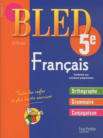 CAHIERS BLED : français ; 5ème