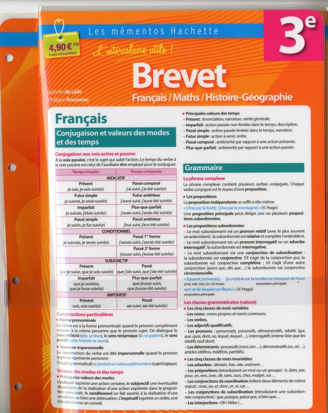 Memento 3ème