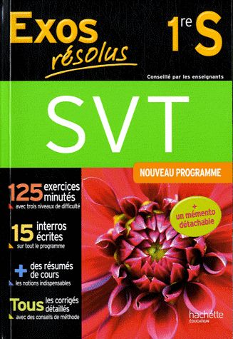 Exos résolus : SVT ; 1ère S