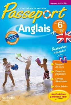 Passeport : anglais ; de la 6ème à la 5ème ; cahier de vacances