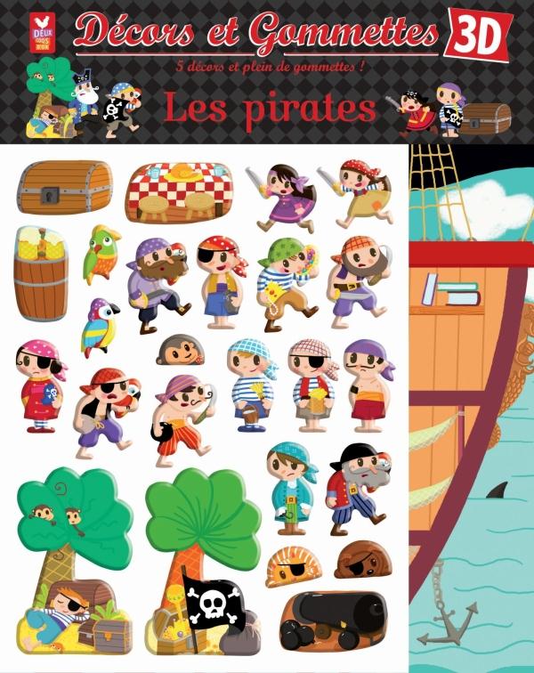 DECORS ET GOMMETTES : les pirates