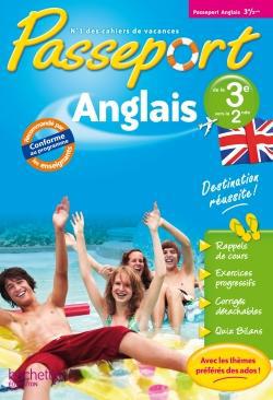 Passeport : anglais ; de la 3ème à la 2nde ; cahier de vacances