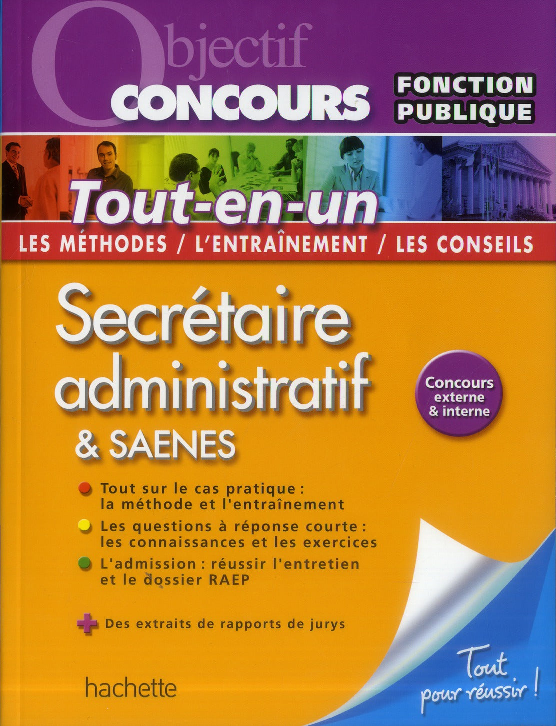 Objectif concours : concours secrétaire administratif ; tout-en-un