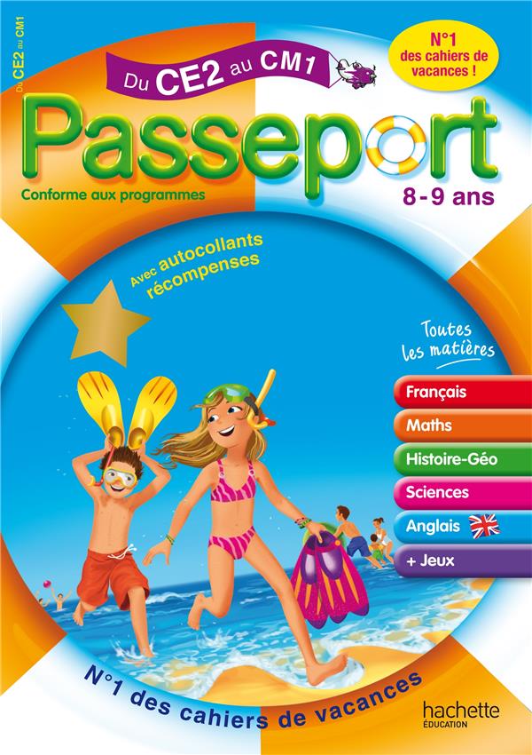 Passeport : du CE2 au CM1 ; 7/8 ans