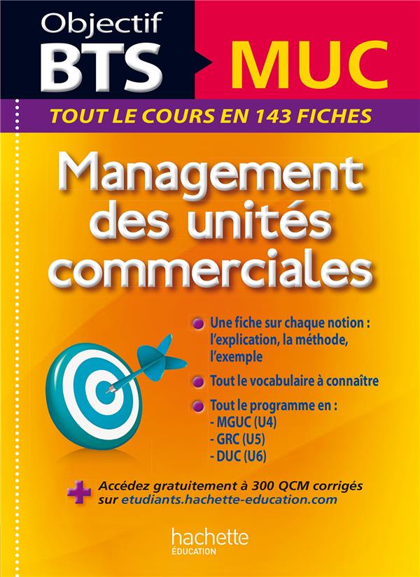 Objectif BTS : BTS MUC ; fiches détachables
