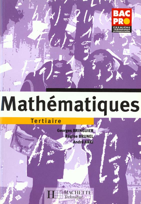 Mathematiques bac pro tertiaire 1e-terminale pro industriel ; eleve