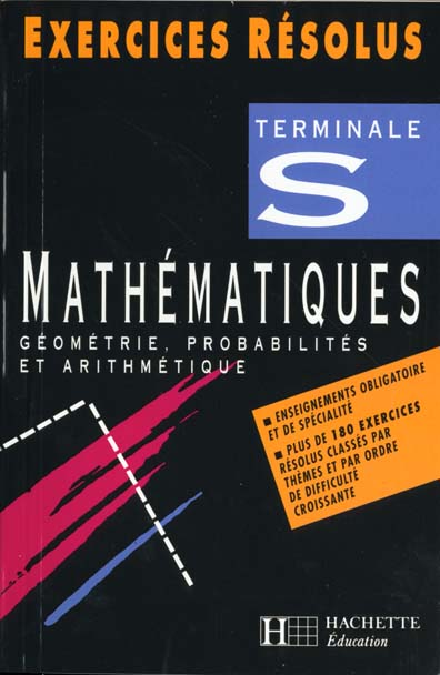 Exercices resolus mathematiques terminale s ; geometrie