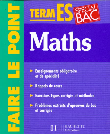 Mathematiques terminale es