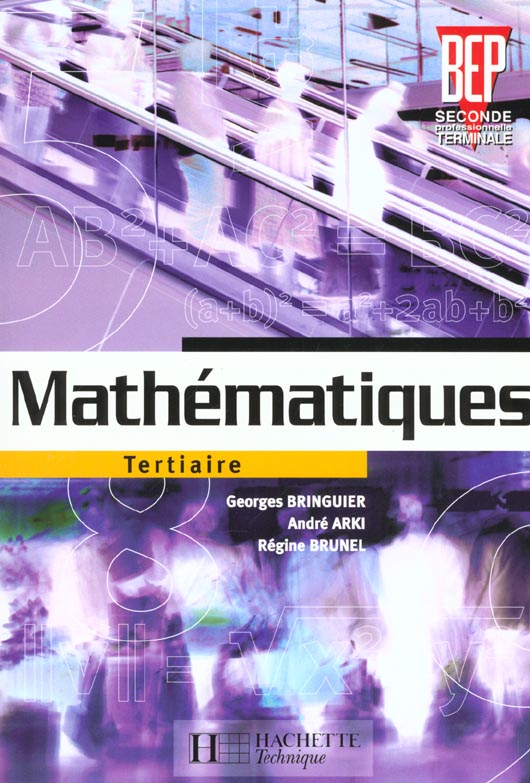 Mathematiques bep 2e-terminale pro tertiaire ; eleve