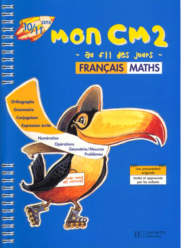Au fil des jours ; mon cm2 ; francais maths