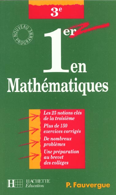 Premier en mathematiques en 3e