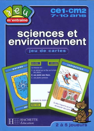 Jeu m'entraine science et environnement ce1-cm2