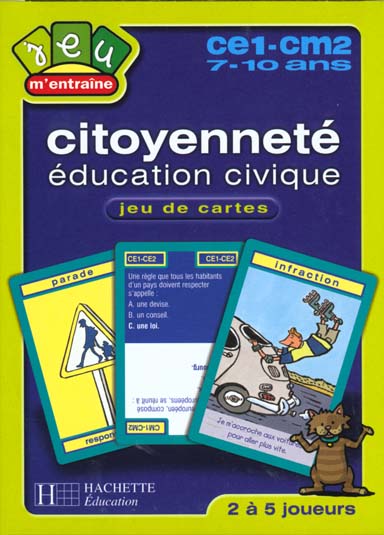 Jeu m'entraine citoyennete et education civique ce1-cm2