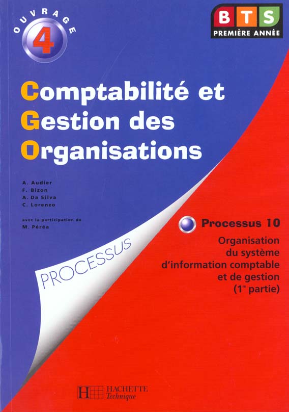 P10 organisation du systeme d'information (1), bts cgo, livre de l'eleve, ed. 2001